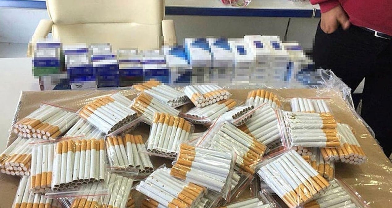Kayseri’de 640 paket kaçak sigara ele geçirildi