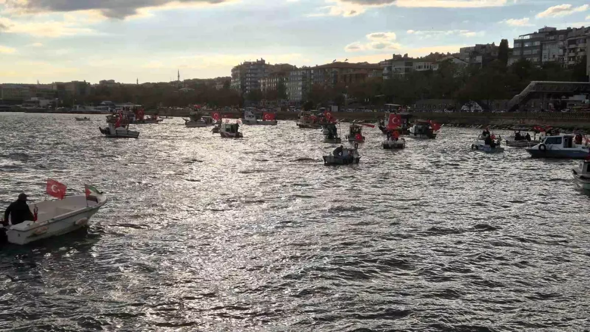 Tekirdağ’da Balıkçılardan Gazze’ye Destek Konvoyu