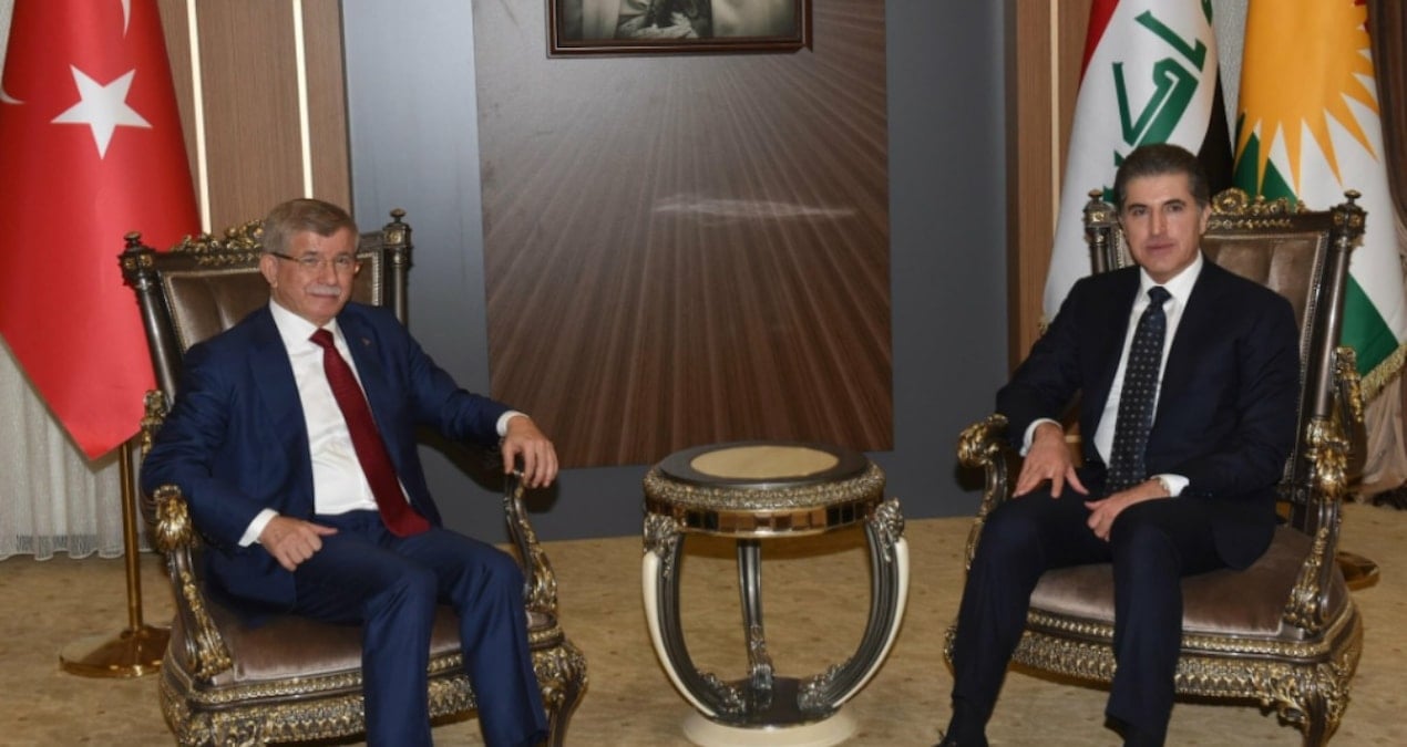 Ahmet Davutoğlu, Neçirvan Barzani ile bir araya geldi