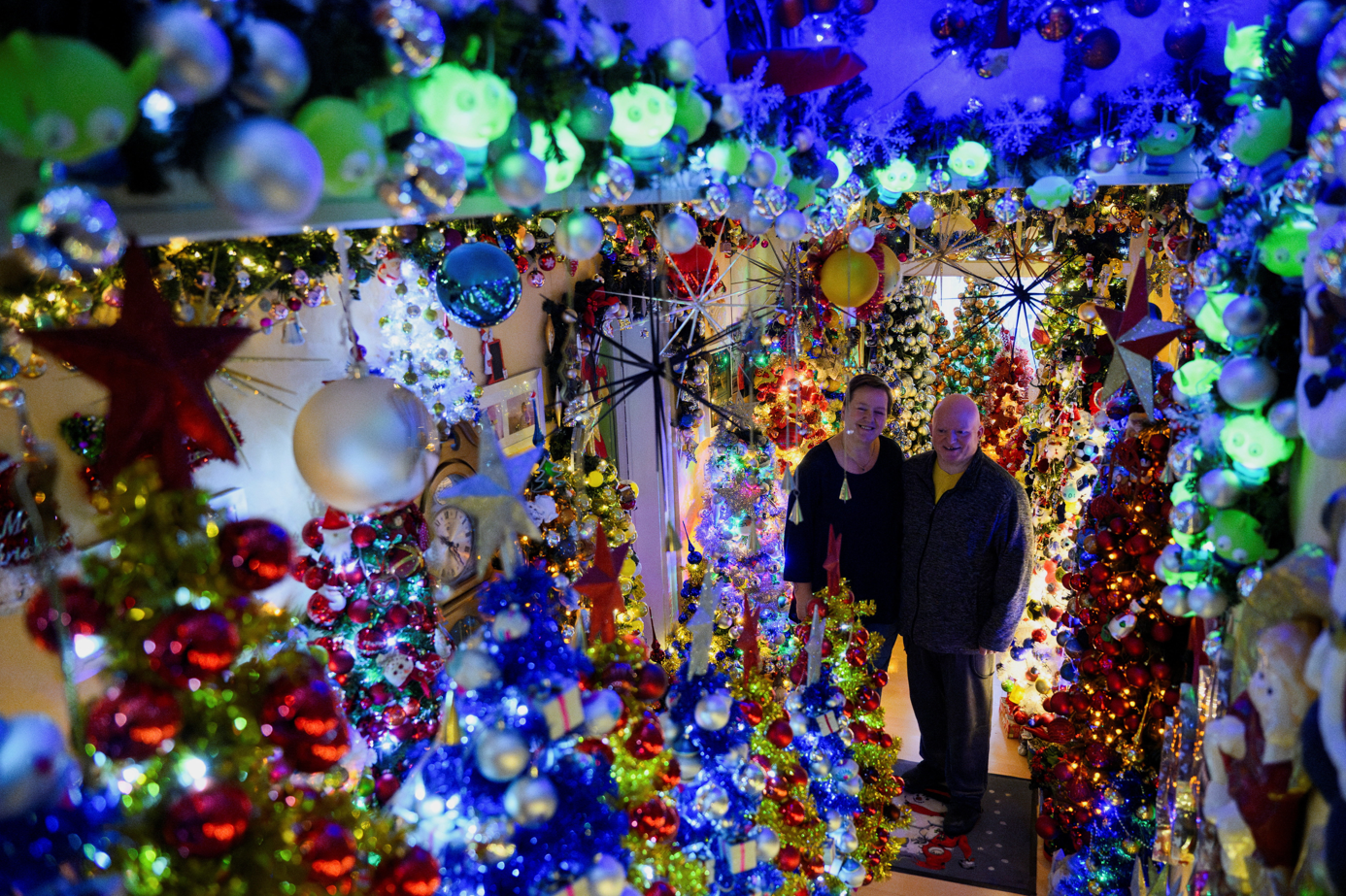 621 tane Noel ağacıyla dünya rekoru kırdılar