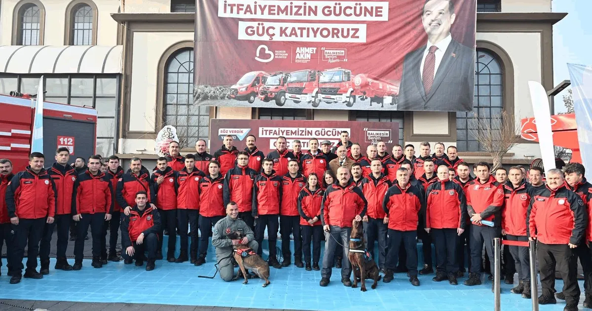 Balıkesir itfaiyesi gücüne güç katıyor