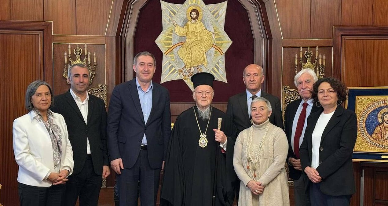 DEM Parti’den Fener Rum Patriği Bartholomeos’a ziyaret
