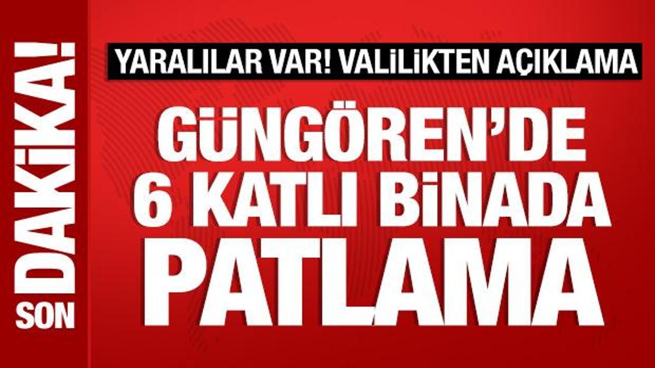 Güngören’de patlama: İstanbul Valiliğinden açıklama