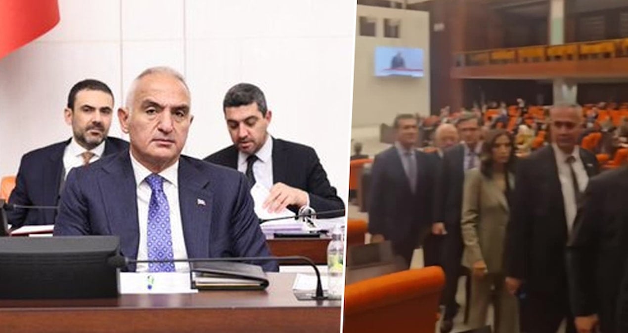 Meclis’te Bakan Ersoy’a ‘Kartalkaya’ protestosu: Vekiller salonu terk etti