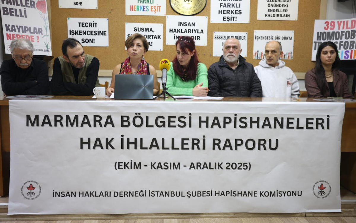 Marmara bölgesi cezaevleri raporu: Bin 326 hak ihlali yaşandı