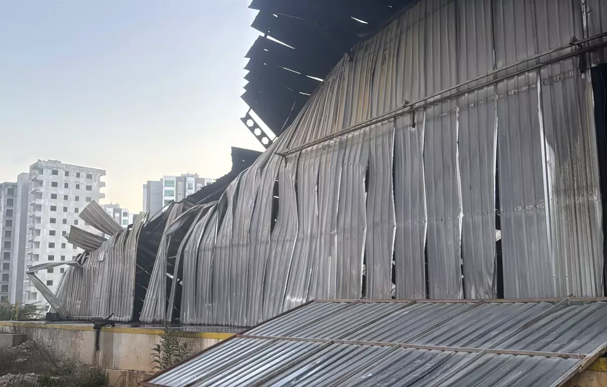 Mersin’de Paketleme Tesisinde Yangın