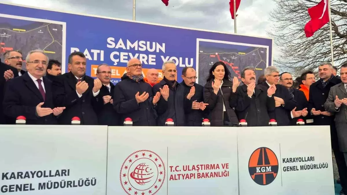 Samsun Batı Çevre Yolu’nun Temeli Atıldı