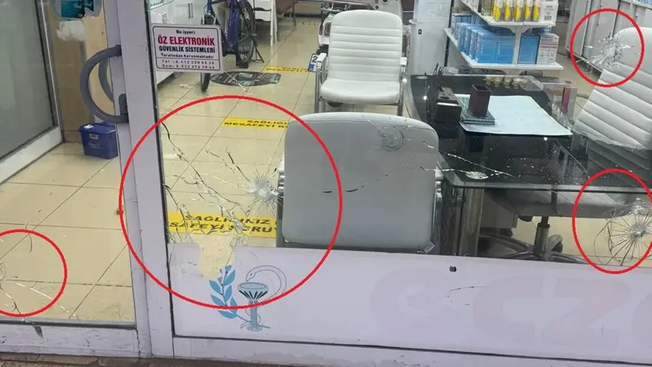 Diyarbakır’da eczaneye silahlı saldırı