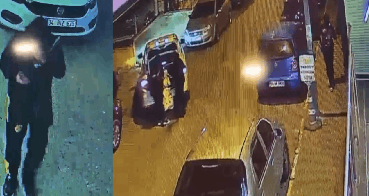 Beylikdüzü’nde Silahlı Saldırı Anları Güvenlik Kamerasında