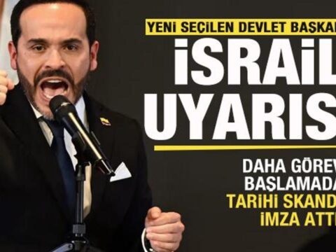 Goreve baslamadan tarihi skandala imza atti yeni secilen devlet baskanina israil uyarisi 3IWdOnAp