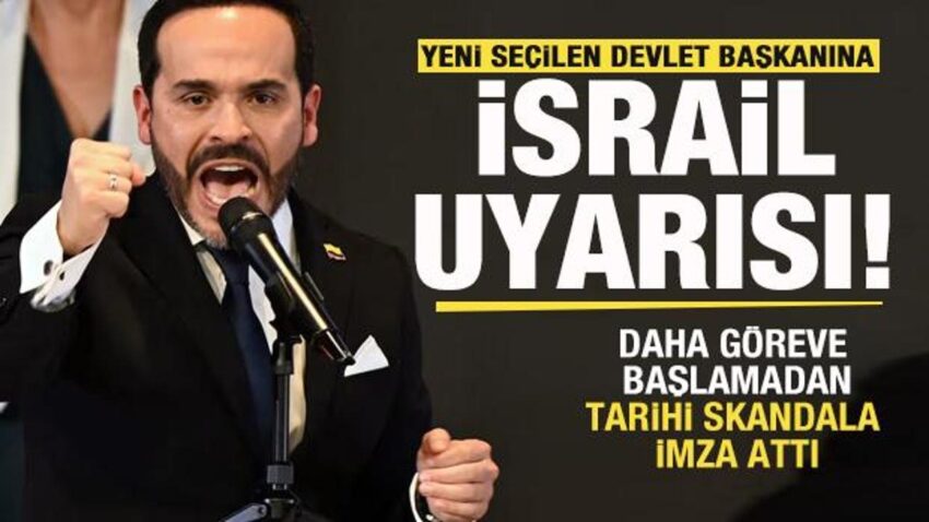 Goreve baslamadan tarihi skandala imza atti yeni secilen devlet baskanina israil uyarisi 3IWdOnAp